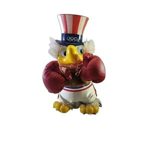 Rare Sam The Eagle 1984 Olympic Mascot Figure Boxer LA Olymics USA Patriotic